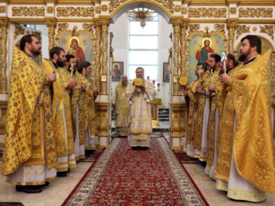 Правящий архиерей Валуйской епархии молитвенно отметил день своего рождения