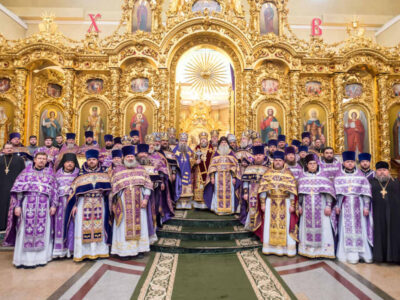 Епископ Савва принял участие в соборном богослужении по случаю дня архиерейской хиротонии главы Белгородской митрополии