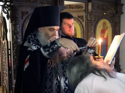 Епископ Савва совершил монашеский постриг в Николо-Тихвинском женском монастыре поселка Пятницкое