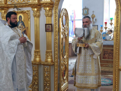 В праздник Вознесения Господня епископ Савва совершил Божественную Литургию в Покровском соборе города Бирюч