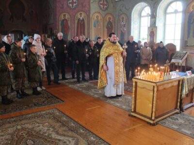 В Красненском благочинии прошли памятные мероприятия по случаю 34-й годовщины вывода советских войск из Афганистана