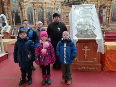 Храм Рождества Христова села Лесное посетили учащиеся местной общеобразовательной школы