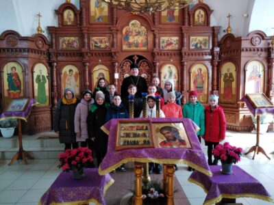 Учащиеся 5-го класса местной школы посетили храм Вознесения Христово села Щербаково