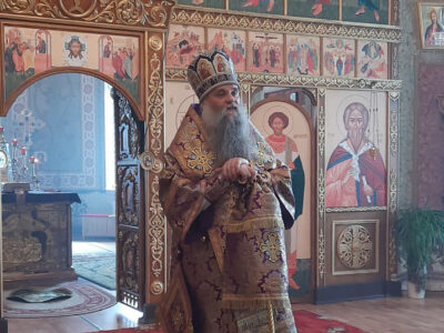 Епископ Савва совершил Божественную Литургию в храме святого пророка Божия Илии села Красное