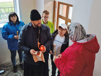Акция «Благодатный огонь в каждый дом» в Красногвардейском районе
