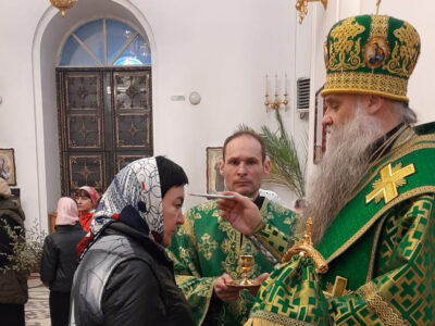 Епископ Савва совершил всенощное бдение в Свято-Николаевском кафедральном соборе города Валуйки