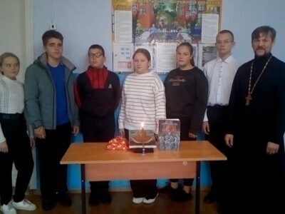 В Голофеевской общеобразовательной школе прошел православный урок