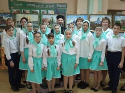Воскресная школа Свято-Троицкого храма села Засосна приняла участие в X районном фестивале православной песни «Свет веры православной»