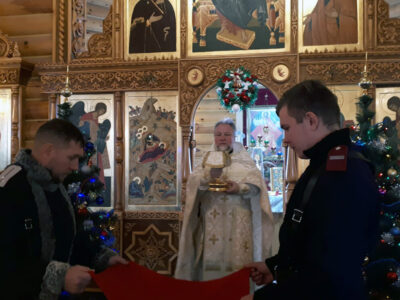 Казаки Валуйского городского округа приняли активное участи в праздновании Рождества Христова