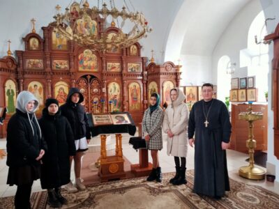 Учащиеся  МБОУ «Щербаковская СОШ» посетили храм Вознесения Господня села Щербакова