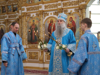 Преосвященнейший епископ Валуйский и Алексеевский Савва молитвенно отметил день своего тезоименитства