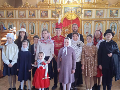 Пасхальный детский утренник в храме поселка Вейделевка