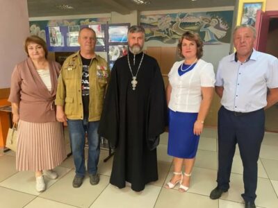 Настоятель храма Владимирской иконы Божией Матери села Старое Уколово посетил 13-ую встречу ветеранов-танкистов участвовавших в Афганской войне