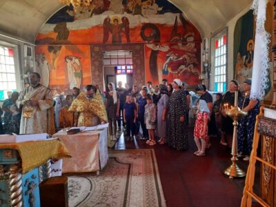 В храме Рождества Христова села Горки совершили богослужение перед началом учебного года