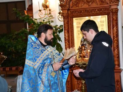 Благочинный приходов I-го Бирюченского округа совершил молебное пение о призывании помощи Святого Духа на всякое доброе дело для воинов-новобранцев