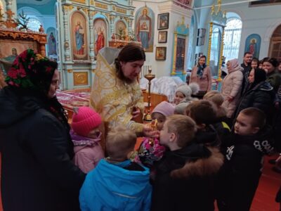 Покровский храм села Иловка посетили воспитанники местного детского сада