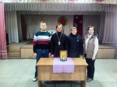 В Голофееском СДК состоялось мероприятие, посвященное двунадесятому празднику Сретения Господня