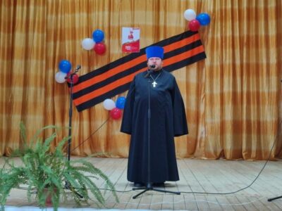 Настоятель храма Рождества Христова села Лесноуколово посетил торжественное мероприятие в рамках культурной эстафеты посвященной 80-летию Победы в Великой Отечественной войне «Сила в Памяти»