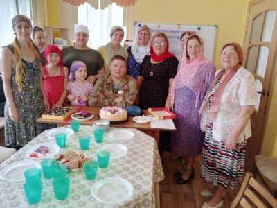 В классе воскресной группы Никольского храма города Валуйки состоялся патриотический час «Третье ратное поле России»