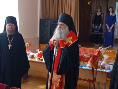 Епископ Савва посетил ОГАПОУ «Валуйский колледж» и принял участие в мероприятии приуроченном к празднику Светлого Христова Воскресения «Студенческая Пасха»