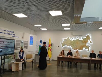 Настоятель храма Спаса Нерукотворного поселка Волоконовка принял участие в районных краеведческих чтениях «Чернобыльский след: память и уроки»