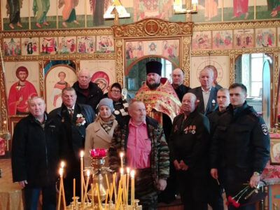В Свято-Ильинском храме села Красное молитвенно почтили память погибших ликвидаторов аварии на Чернобыльской АЭС