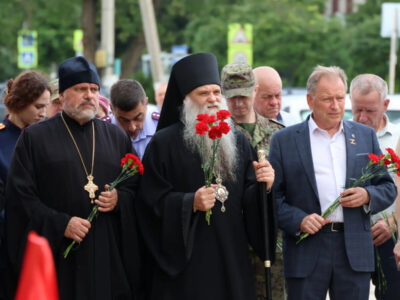 В День памяти и скорби Преосвященнейший епископ Савва принял участие в Общероссийской минуте молчания