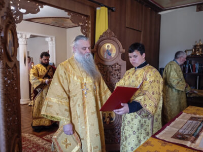 Преосвященнейший епископ Валуйский и Алексеевский Савва совершил Божественную Литургию в Николо-Тихвинском женском монастыре поселка Пятницкое