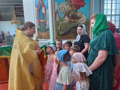 Воспитанники Иловского детского сада посетили Покровский храм села Иловка