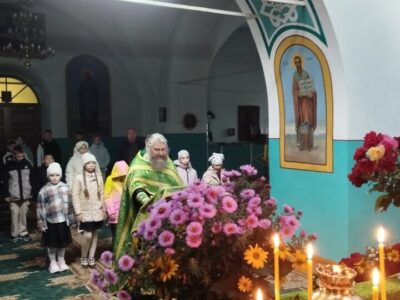 В Свято-Троицком храме села Большебыково был совершен традиционный молебен для учащихся